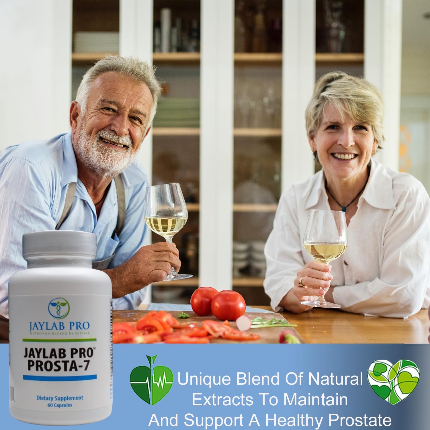 Prosta-7 Nutrients by JAYLAB PRO for Optimal Prostate Health Support