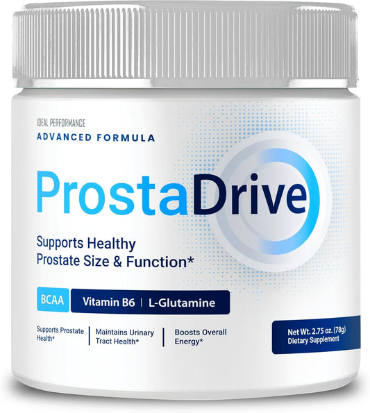 Prosta Drive Powder Advance Formula - Maximum Strength Supplement with Vitamins and Minerals for Prostate Health