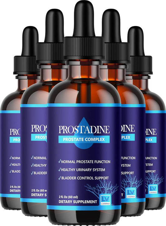 Prostadine Drops (5 Pack) with New 2024 Formula for Advanced Prostate Support