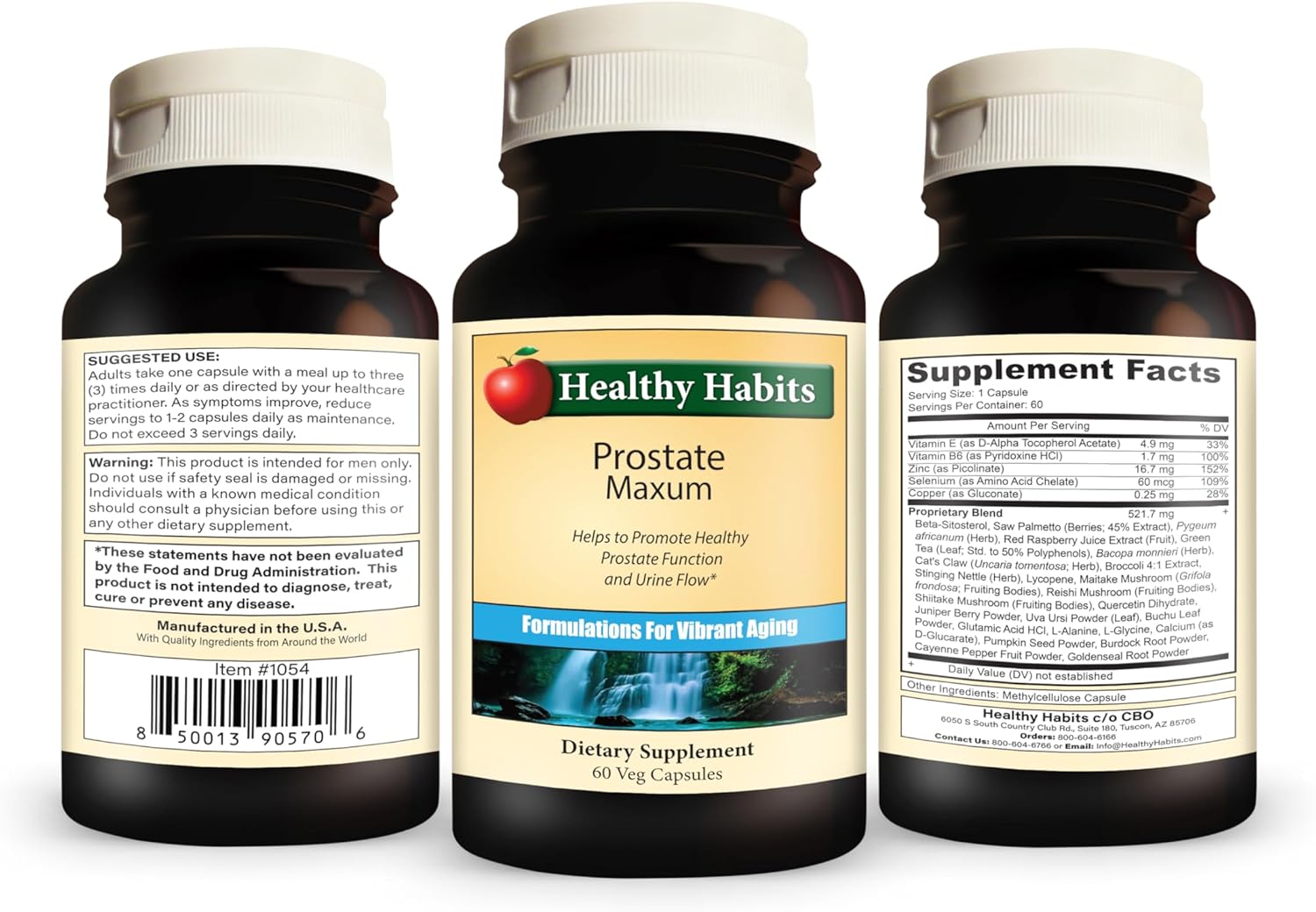 Prostate Health Support Supplement for Men - Promote Healthy Habits and Wellness