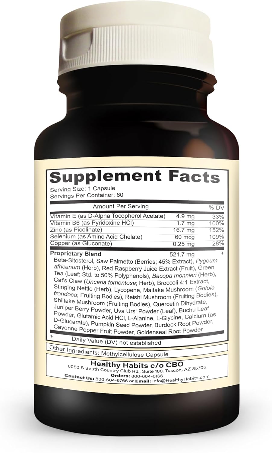 Prostate Health Support Supplement for Men - Promote Healthy Habits and Wellness