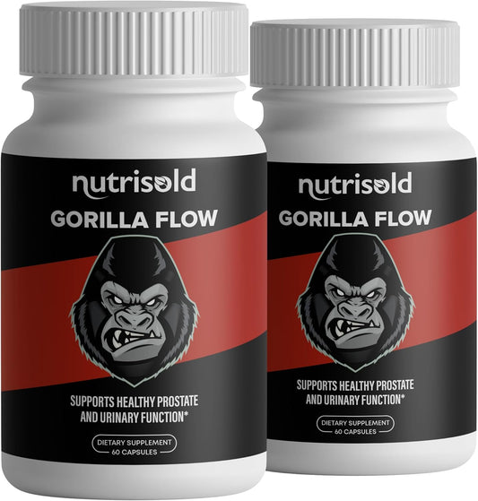 Prostate Support Supplement for Men | Reduce Nighttime Urination | Promote Sleep | Herbal Bladder Relief | Urinary Support (2-Pack)