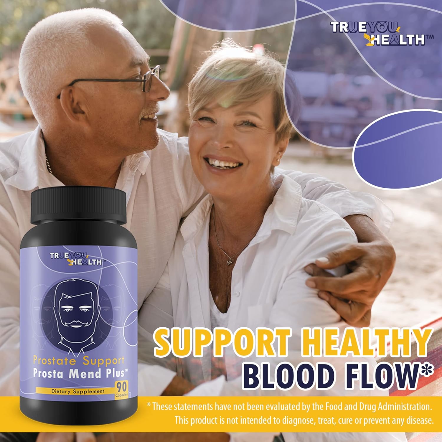 Prostate Support Supplement with Green Tea for Men - Promotes Healthy Prostate Size and Urinary Function - Improve Circulation and Bladder Health
