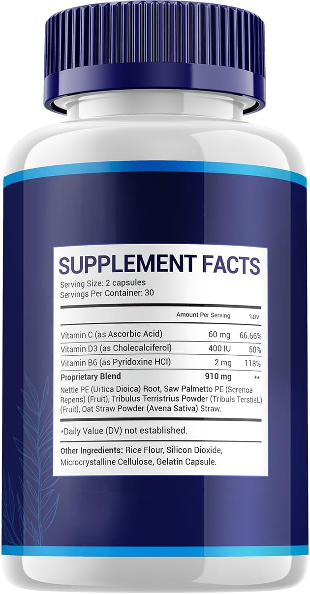 Prostatine Supplement (3 Pack) Maximum Strength Capsules - 2024 New Improved Formula