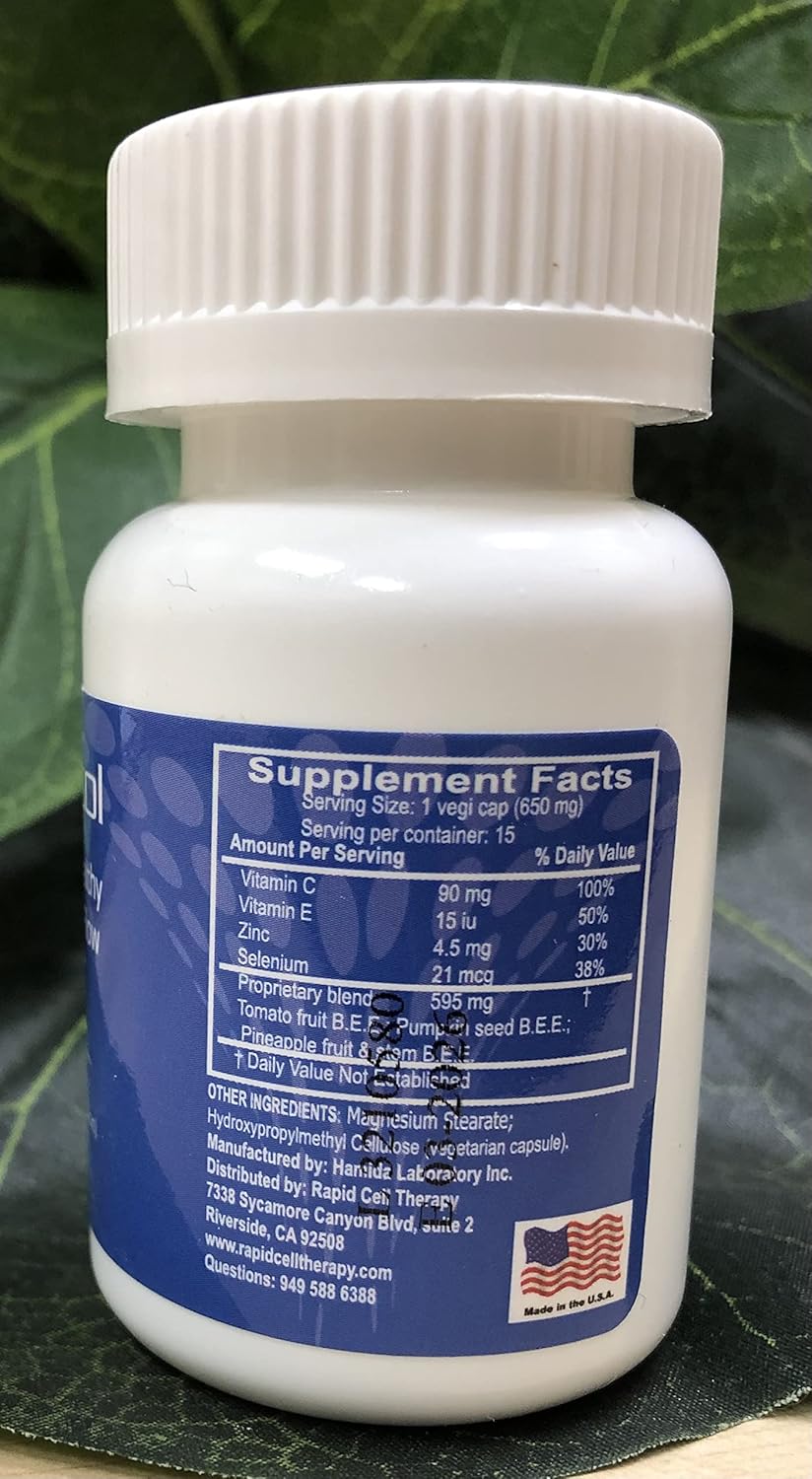 Prostatol Rapid Cell Therapy Supplement for Healthy Prostate and Urine Flow - 15 Capsules