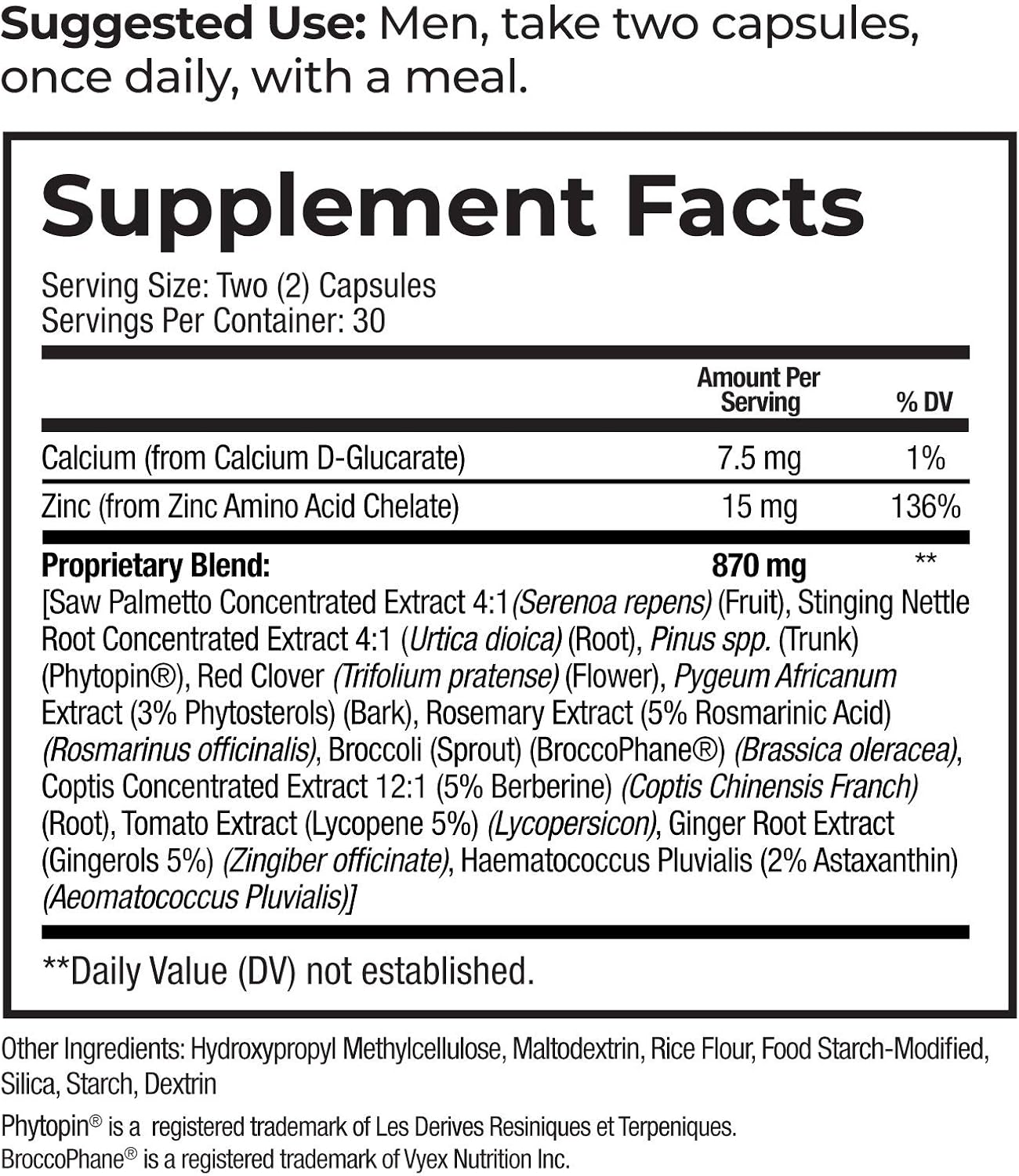 ProstaXan Saw Palmetto Supplement for Men's Prostate and Bladder Health - Pack of 2