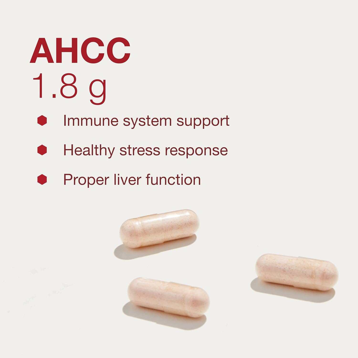 Protocol AHCC 600mg Supplement for Liver & Immune Support - Vegan & Nut Free - 60 Veg Caps - Promotes Cellular Health & Stress Relief