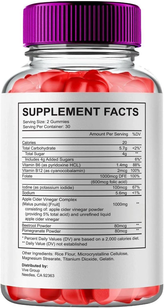 Proton Keto ACV Gummies Advanced Weight Management Supplement - 1000mg (2 Pack)