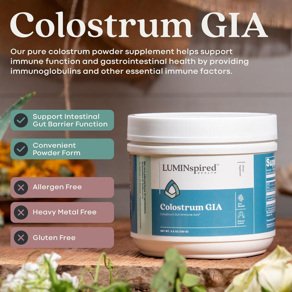 Pure Bovine Colostrum Powder Supplement for Immune, Gut, Hair & Skin Health - 150 gm