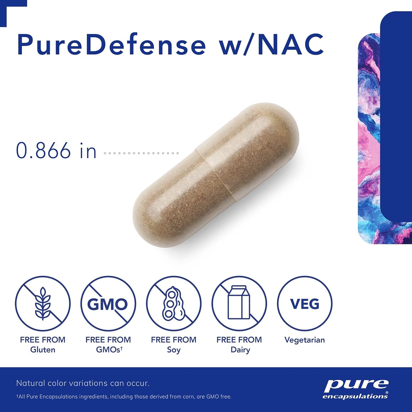 Pure Encapsulations PureDefense with NAC Capsules - Boosts Immune Defense and Respiratory Health - 20 Count