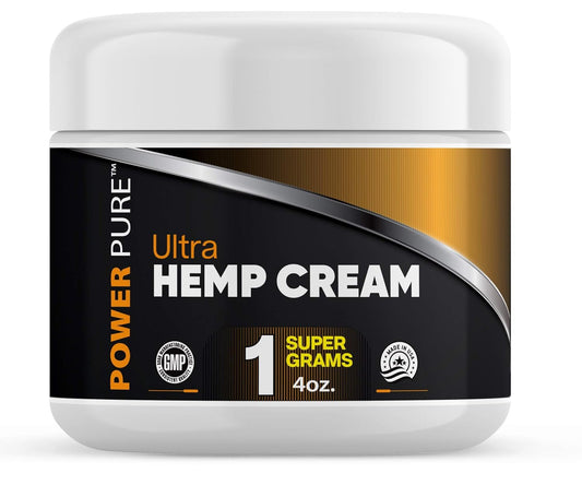 Pure metabolism booster Cream 1000Mg for Joint Pain Relief - 4oz Jar for Back, Neck, Knees, and Hands - Natural metabolism booster Extract for Discomfort and Stiffness - No False Claims - HEMPERATURE Power