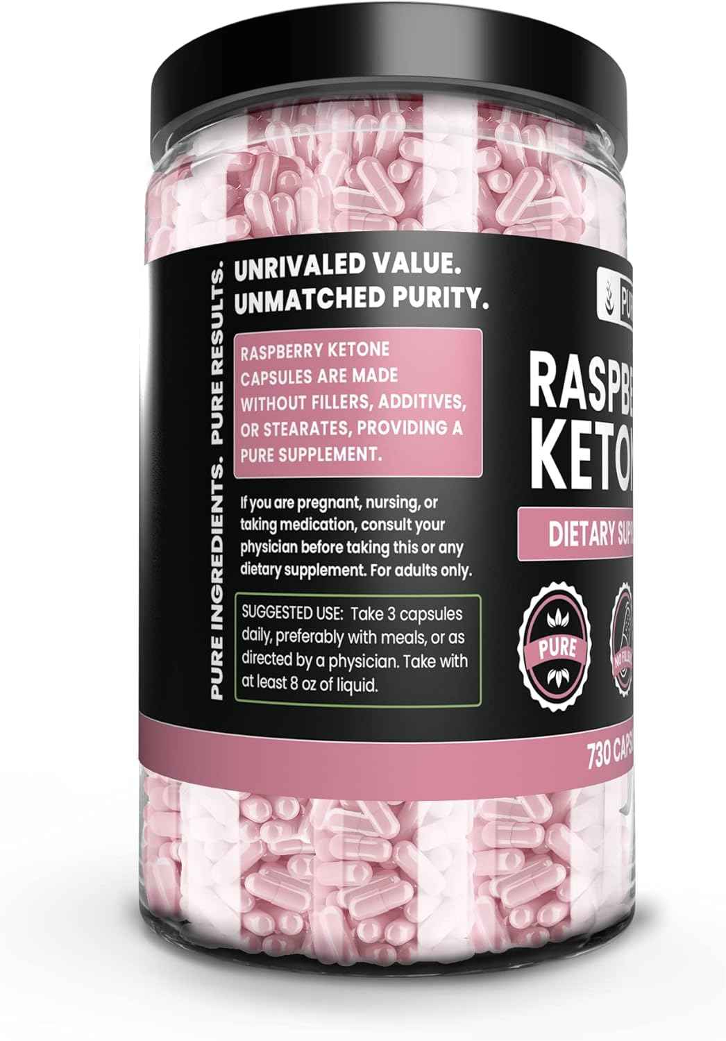 PURE ORIGINAL INGREDIENTS Raspberry Ketone and Green Coffee Bean Extract Bundle, Various Sizes, No Fillers, Lab Verified