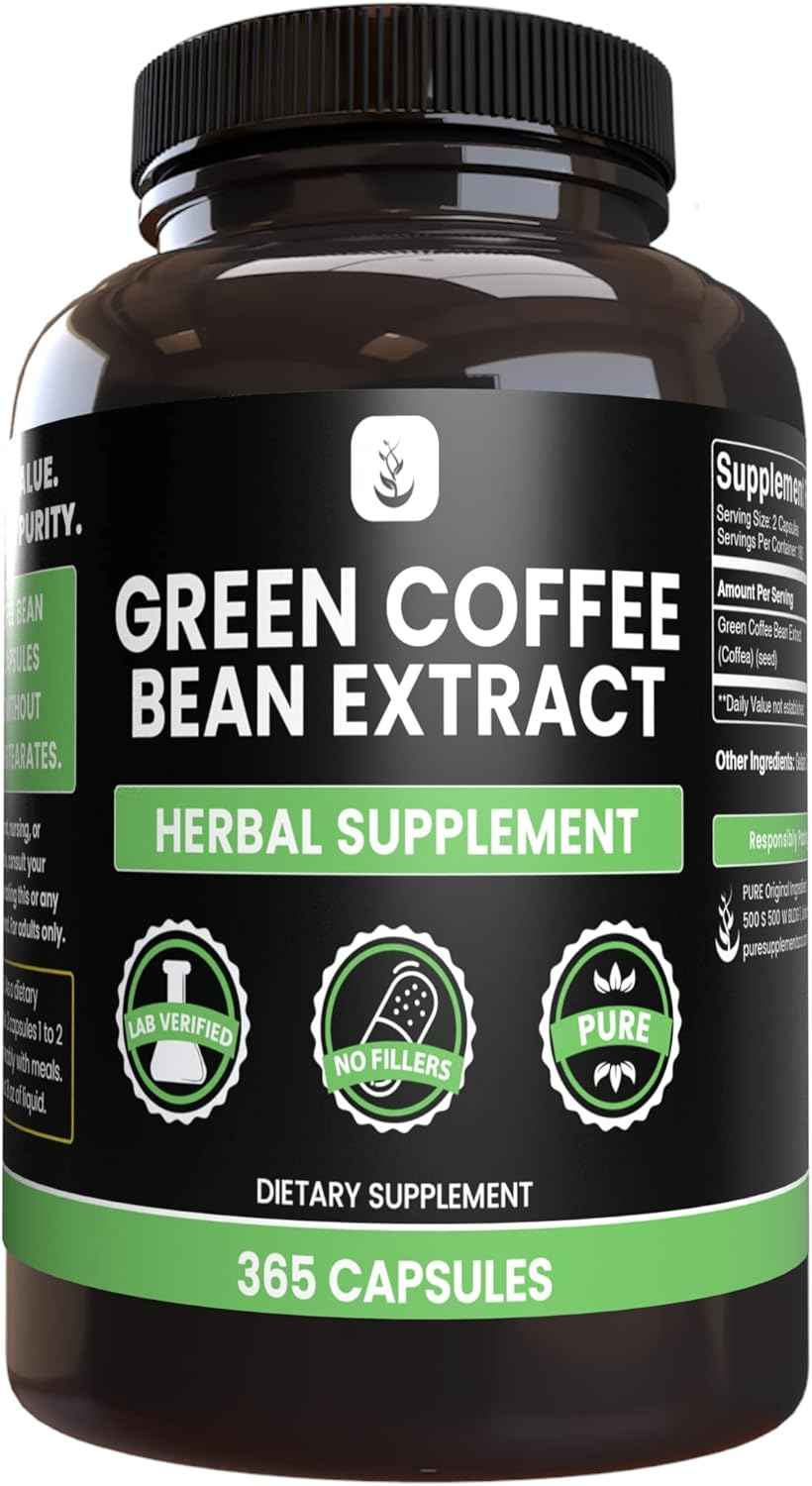 PURE ORIGINAL INGREDIENTS Raspberry Ketone and Green Coffee Bean Extract Bundle, Various Sizes, No Fillers, Lab Verified