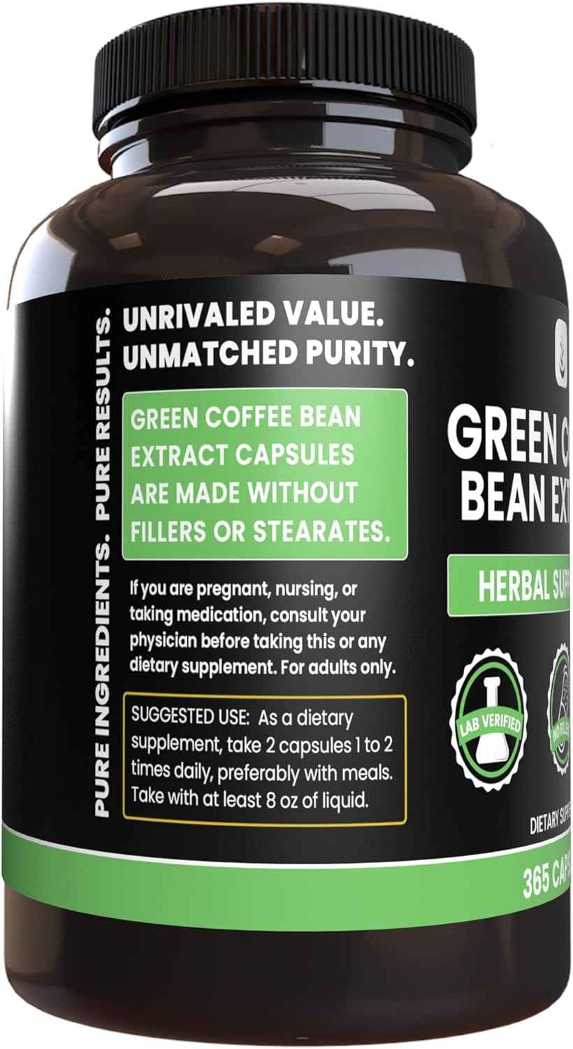 PURE ORIGINAL INGREDIENTS Raspberry Ketone and Green Coffee Bean Extract Bundle, Various Sizes, No Fillers, Lab Verified