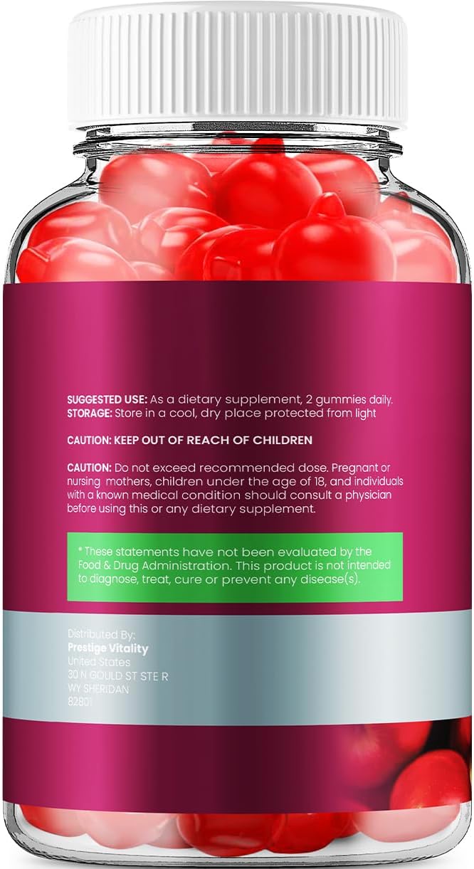 PureX Keto ACV Gummies - Apple Cider Vinegar & Pomegranate Supplement for Weight Management - 2 Pack (120 Gummies)