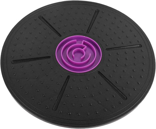 Purple Labyrinth Yoga Balance Board - Improve Core Strength with Balance Training Board for Yoga Stability