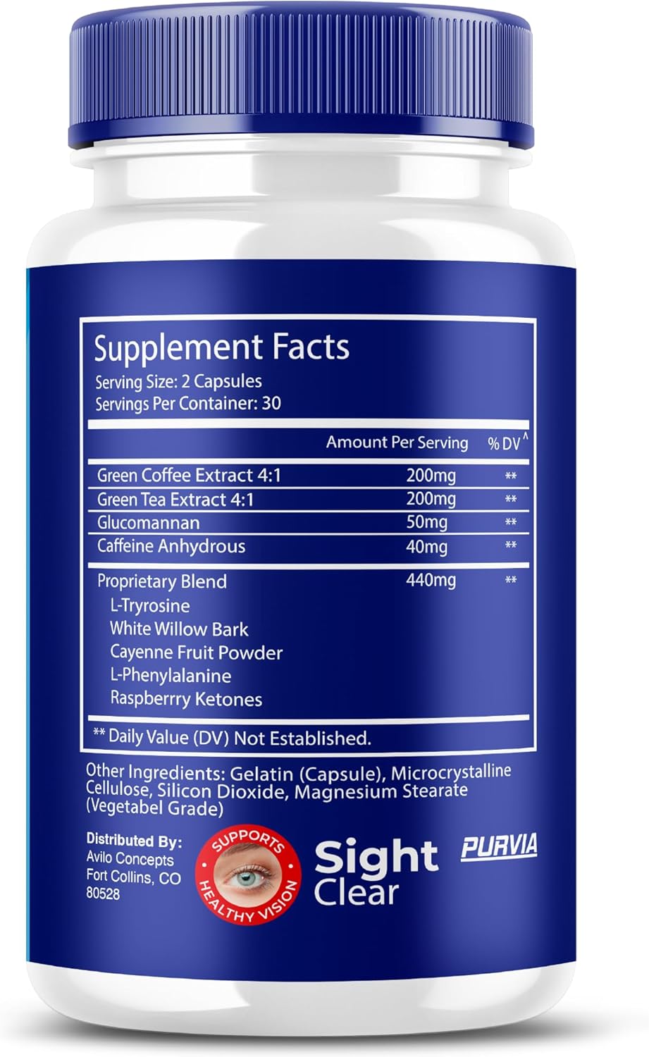 Purvia 20/20 Vision Vitamins - Official Formula for Clear Eyes - Advanced Strength Eye Supplement - Vision Support Capsules (180 Count)