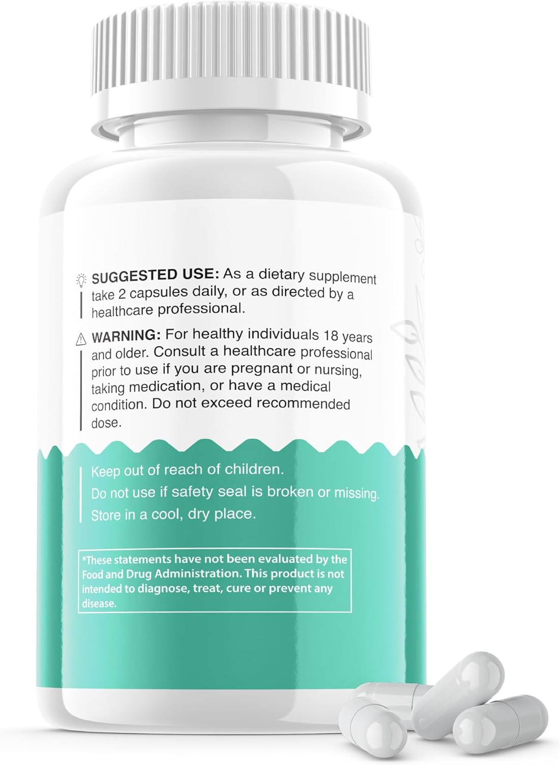 Purvia Denticore Pills 5 Pack - Advanced Strength Formula with Denticore Vitamin Supplement - Fast Acting 2024 Formula (300 Capsules)