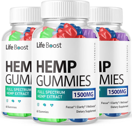 Purvia Life Boost metabolism booster Gummies 3 Pack - Advanced Strength Performance Blend Formula - 25mg Extract - 1500mg Per Bottle - 180 Gummies - New 2024 Formula