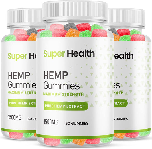 Purvia Super Health metabolism booster Gummies (3 Pack) - Official Formula - 25mg Per Gummy - 1500mg per Bottle - Assorted Flavors - Maximum Strength - New 2023