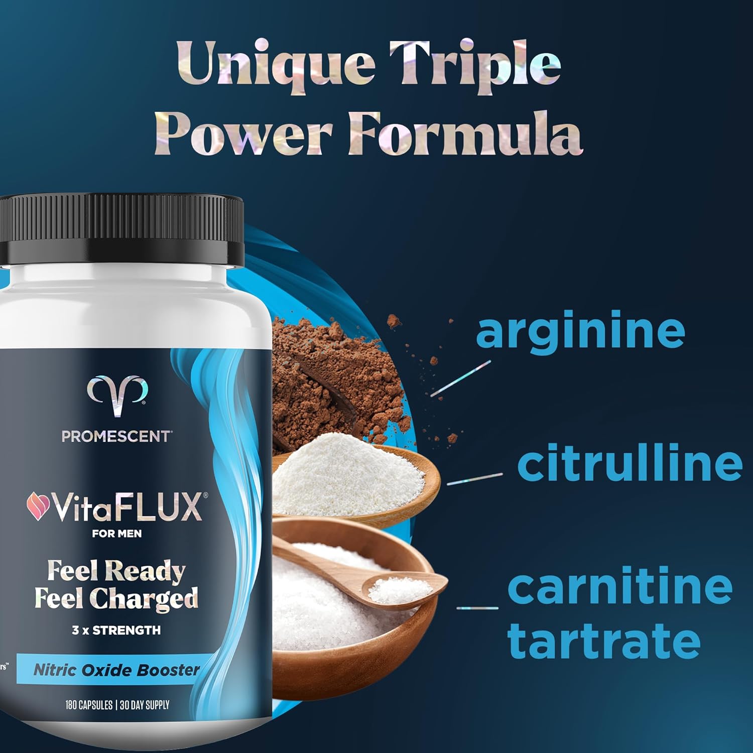 Quality Nitric Oxide Supplement with L-Arginine and Citrulline for Men,  Strength & Stamina Enhancer  with Tongkat Ali and Ashwagandha