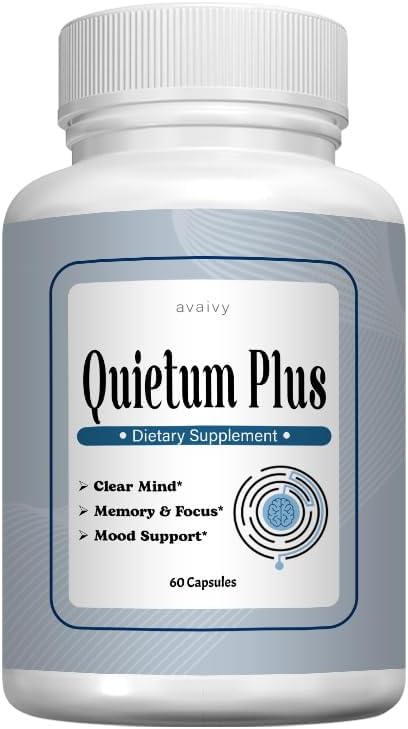 Quietum Plus Advanced Capsules - Natural Supplement for Hearing Health (60 Capsules)