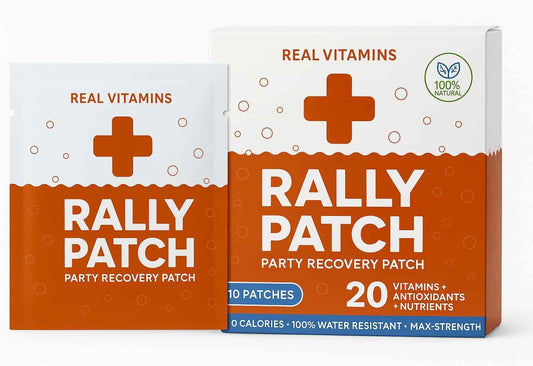 Rally Patch 30-Pack – Individually Wrapped Party Recovery Patches for Bachelorette Parties, Girls Trips, Festivals, Nights Out, Travel Essentials, After-Party Support (30 Pack)