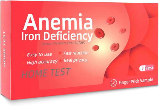 Rapid Home Iron Deficiency Test Kit for Children and Adults by Kueysing