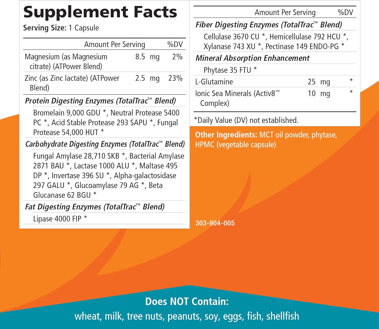 Real-Zymes™ OMNIVORE Digestive Enzymes Supplement with Probiotics - Natural Relief for Digestive Issues - 30 Capsules