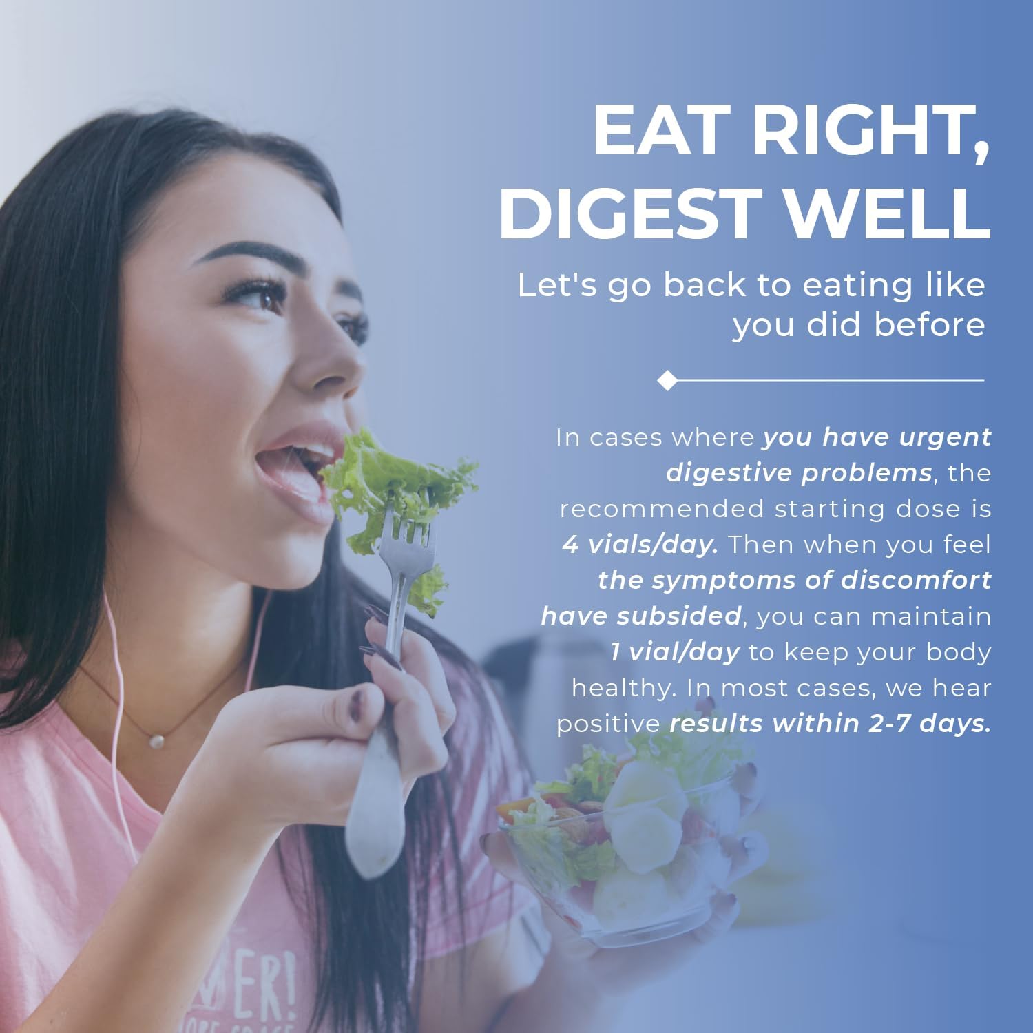 Rectum Soil-Based Probiotic Liquid for Gut Health - Stomach Relief, Bloating, Immune Support - 60 Vials, 3 Billion CFUs/vial - Daily Drink for Adults and Kids