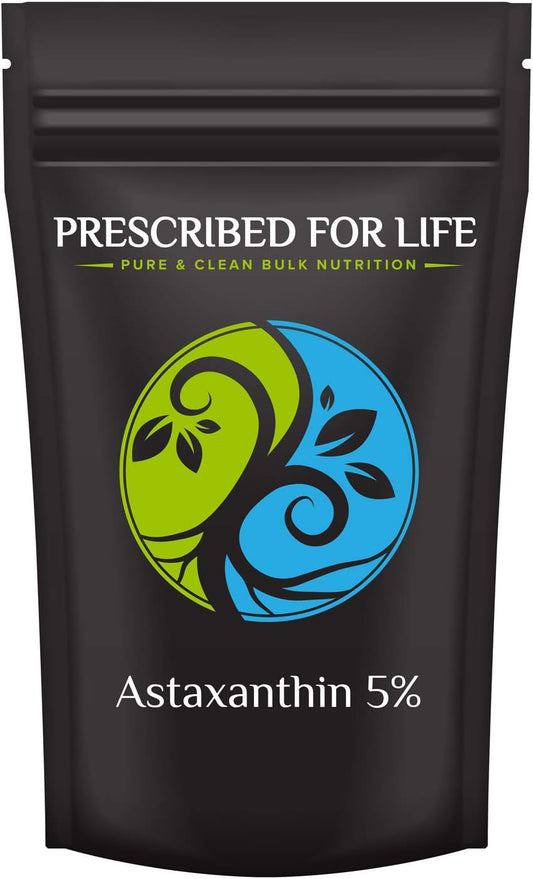 Red Algae Astaxanthin Powder - 5% Natural Supplement (56g / 2oz) by Prescribed For Life