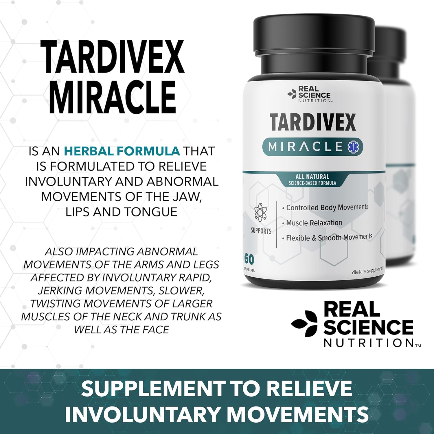 Relief for TARDIVE DYSKINESIA Symptoms with Real Science Nutrition - Muscle Spasms, Stiff Movements, and Involuntary Body Movements Addressed