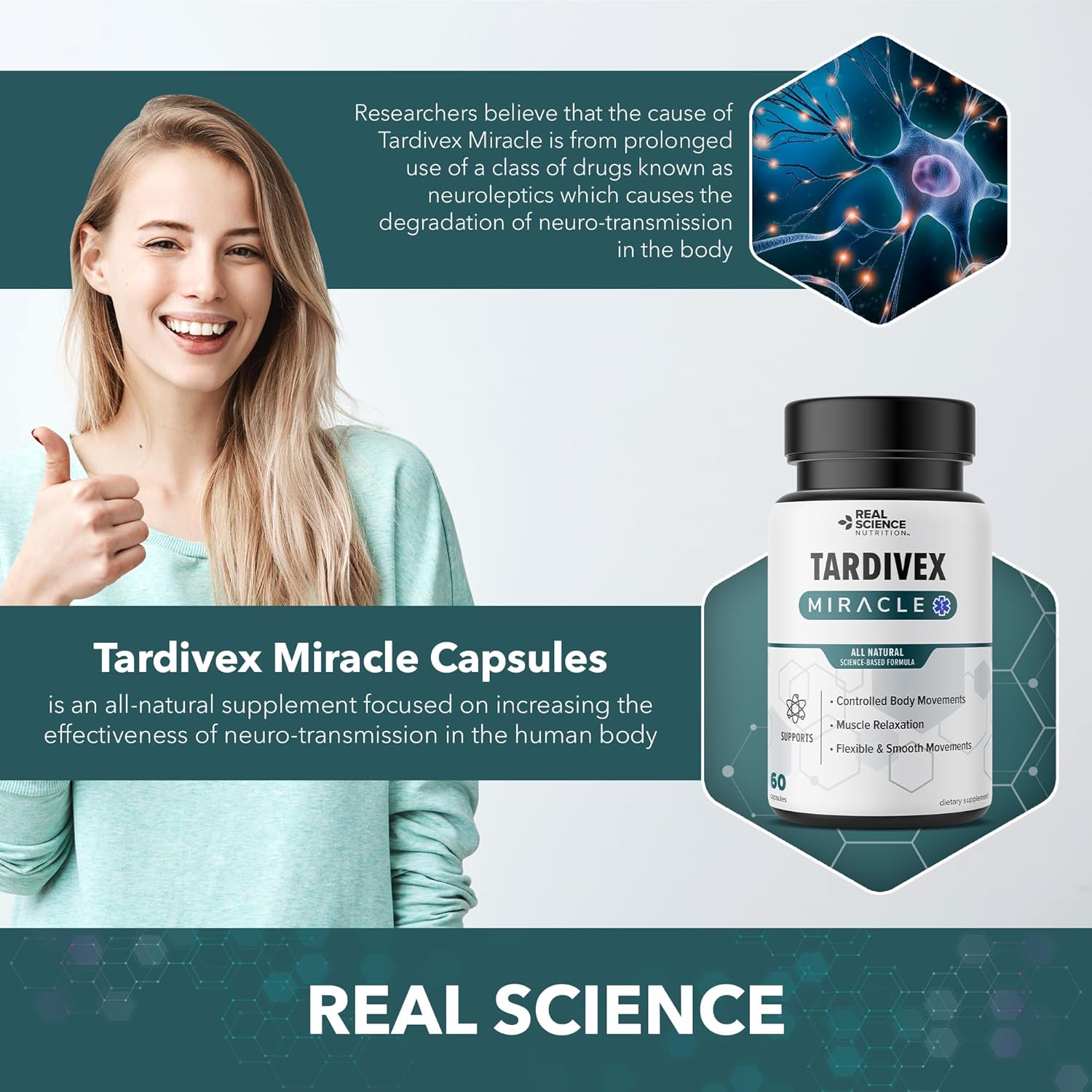 Relief for TARDIVE DYSKINESIA Symptoms with Real Science Nutrition - Muscle Spasms, Stiff Movements, and Involuntary Body Movements Addressed