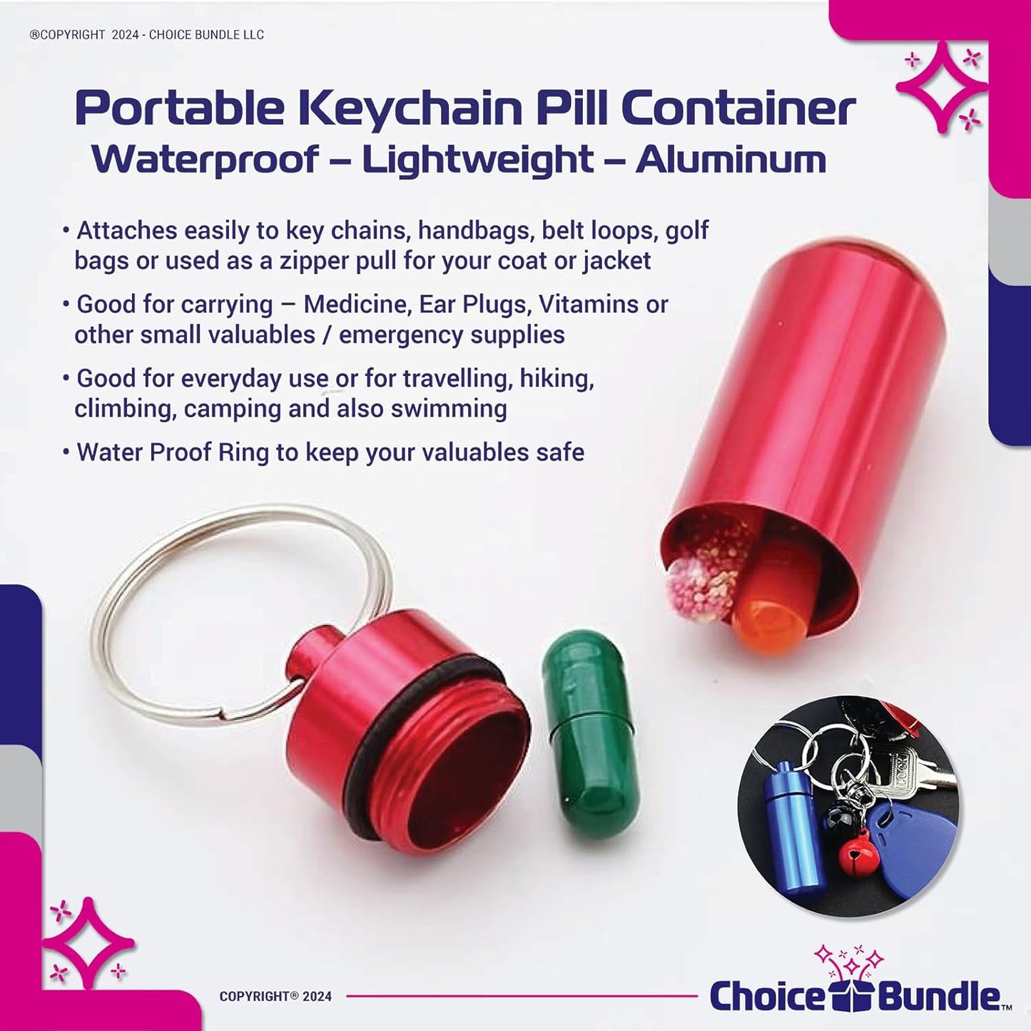 ReliOn Natural Grape Flavor Glucose Tablets 200 Count Bundle with Food for Life Guide & Pill Container