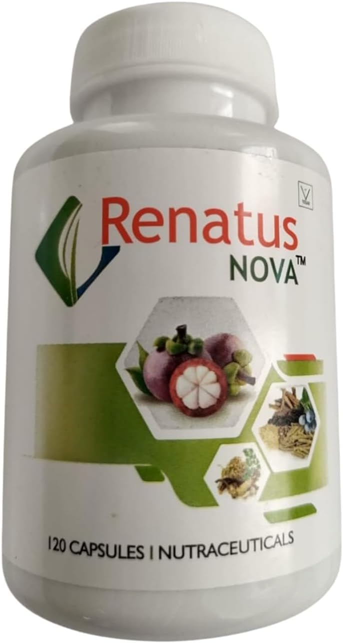 Renatus Nova Original Herbal Supplement Capsules - 120 Caps, Immune System Support with 12 Natural Ingredients