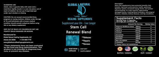 Renewal Blend: Global Natural Healing Supplements for Immune System, Anti Aging, Muscle & Joint Health, Energy, Metabolism Boost