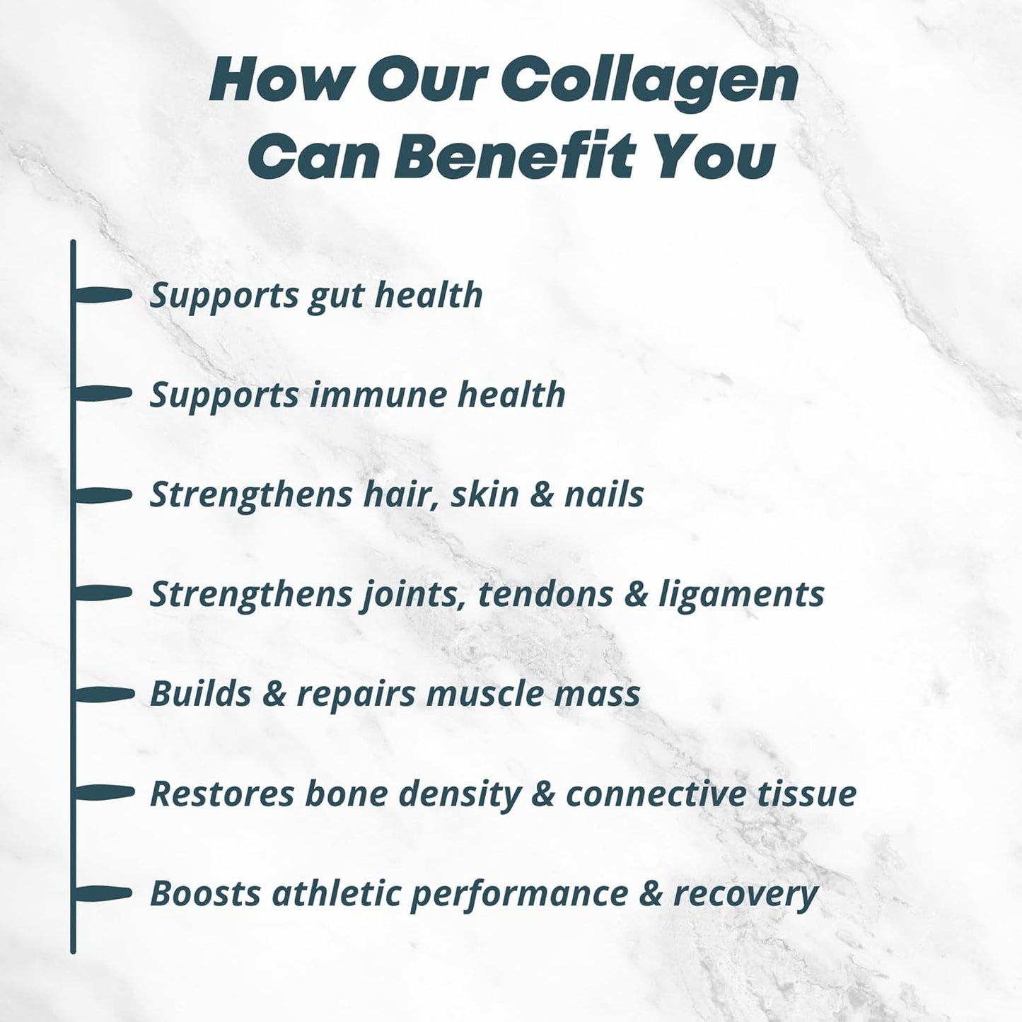 Renewed Health Advanced Collagen Plus Powder with Vitamin C, Biotin, Zinc, and More - 30 Servings, Grass-Fed
