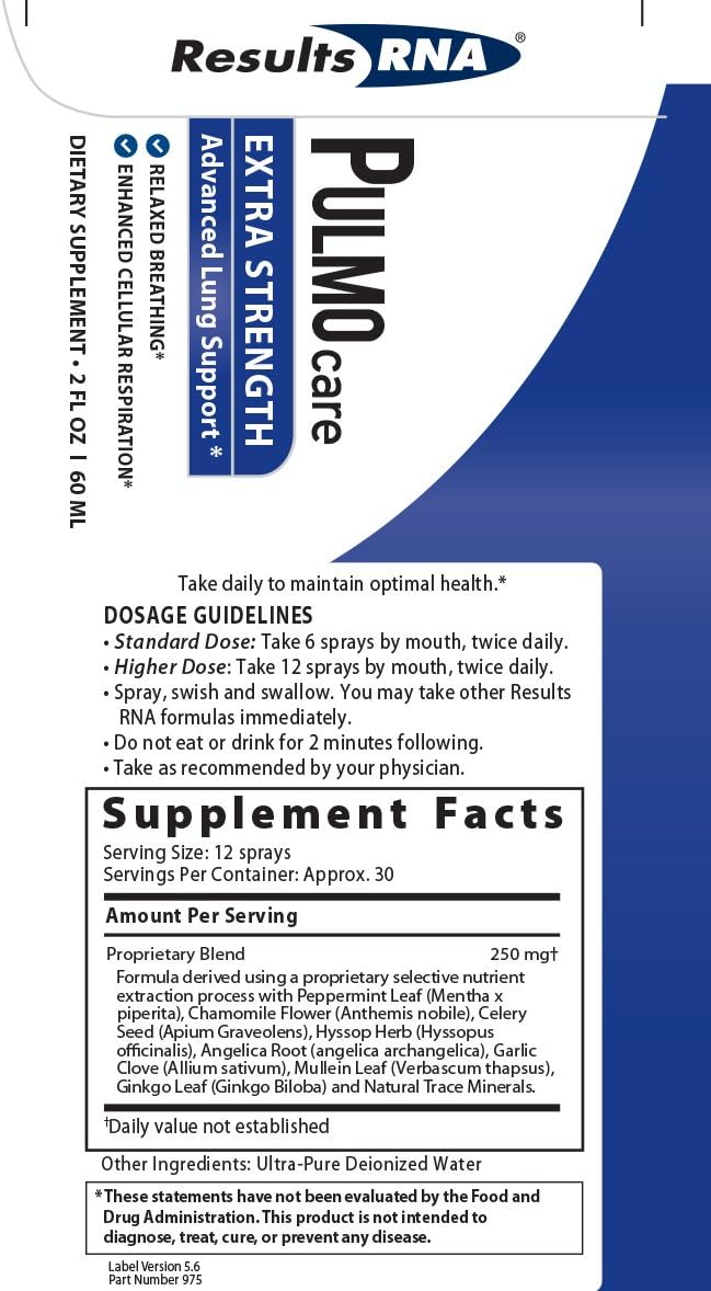 Results RNA ACP Pulmo Care 2 oz - Boost Stamina & Lung Performance in 30 Days