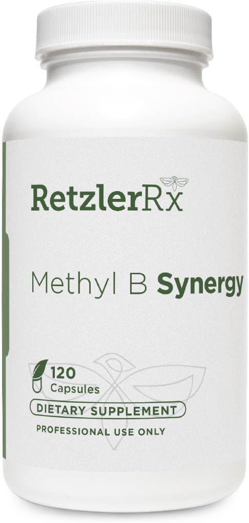 RetzlerRx® Methyl B Synergy: Comprehensive Methylation Support with Methyl Folate, B12, Riboflavin, and B6 - Heart Health Supplement