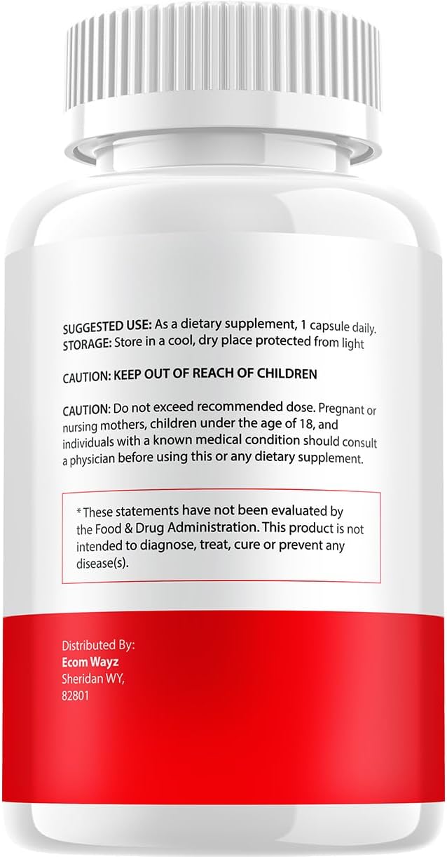 ReviveGluco Maximum Strength Supplement - Advanced GlucoRevive Formula (60 Capsules)