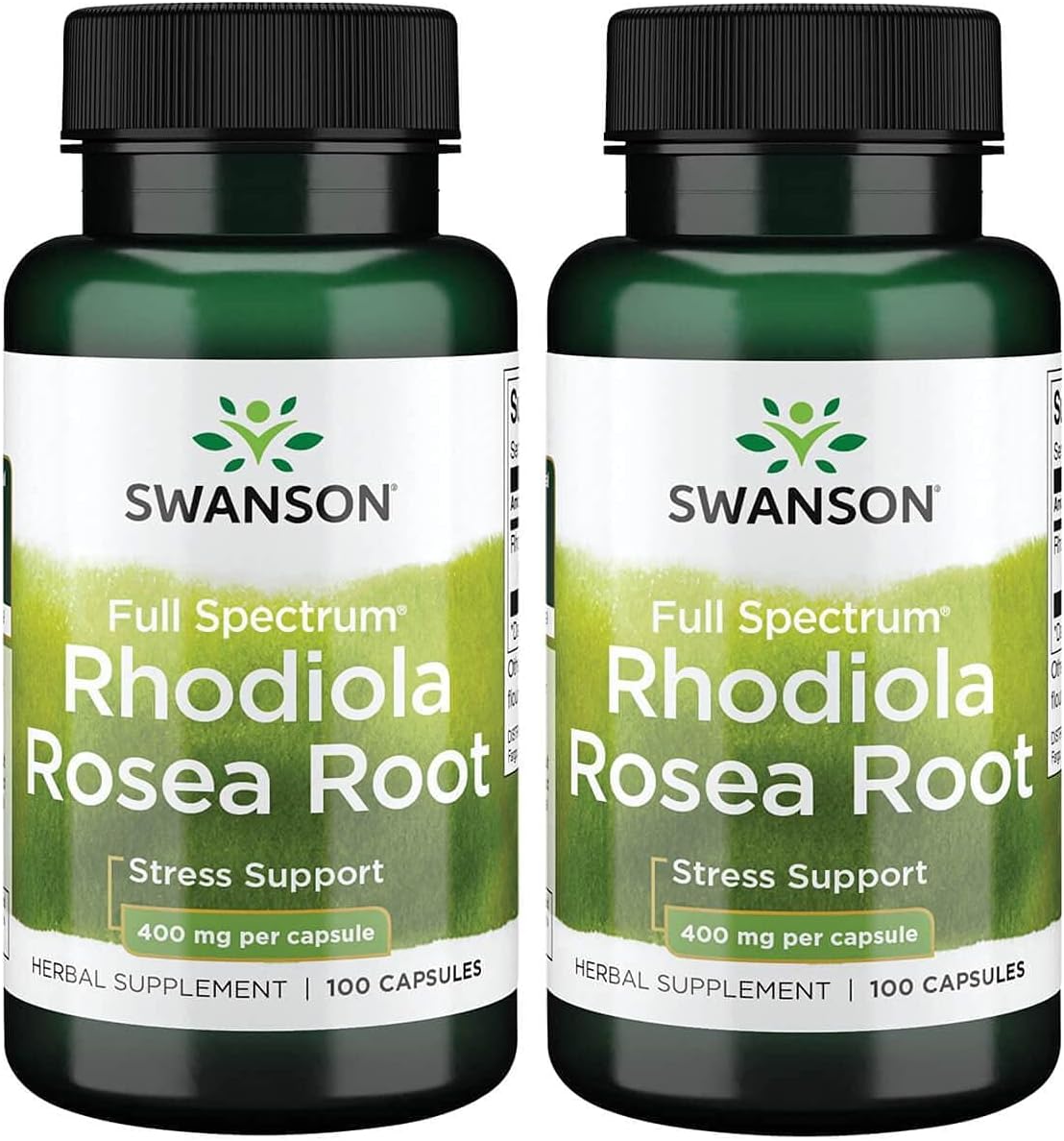 Rhodiola Rosea Root Capsules - Natural Adaptogenic Supplement for Mood & Energy Support - Stress Relief Formula (200 Capsules, 400mg)