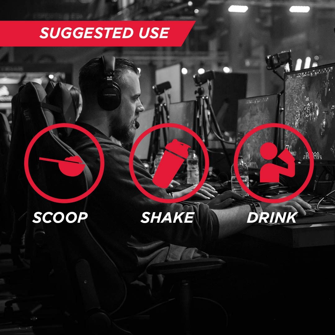 Rocket Pop Rogue Energy Drink Powder - Sugar & Gluten Free Gaming Supplement with Caffeine & Vitamins - Mental Focus & Energy for Long Gaming Hours - Made in USA - 30 Servings