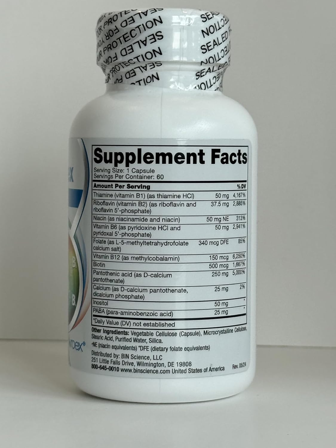 Roex B-Complex Vitamins: Biologically Active Forms for Brain, Heart, Energy, and Immune Support - 60 Count