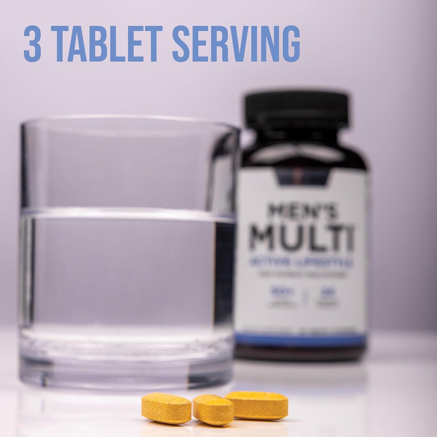 Rule 1 Men's Multi - Daily Vitamins, Minerals, Superfoods for Active Men (90 Tablets)