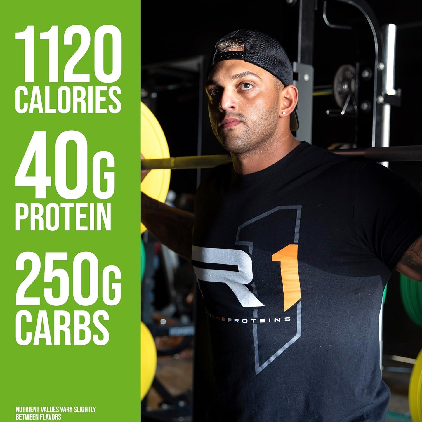 Rule One Proteins Mass Gainer - Chocolate Peanut Butter, High-Calorie Weight Gain Formula with 1,220+ Calories, 250g+ Complex Carb Blend, 40g All-Whey Protein, 8g Fat Per Serving, 12 Pounds, 16 Servings