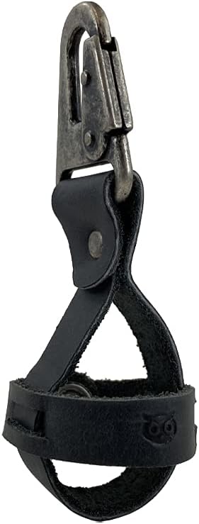 Rustic Leather Golf Tee Spare Ball Holder with Belt Loop Hook - Handmade by Hide & Drink