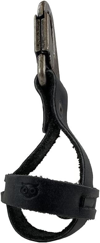 Rustic Leather Golf Tee Spare Ball Holder with Belt Loop Hook - Handmade by Hide & Drink