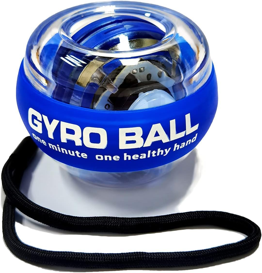 RyNova Auto-Start Wrist Power Gyro Ball for Stronger Arm, Fingers, and Wrist Muscles