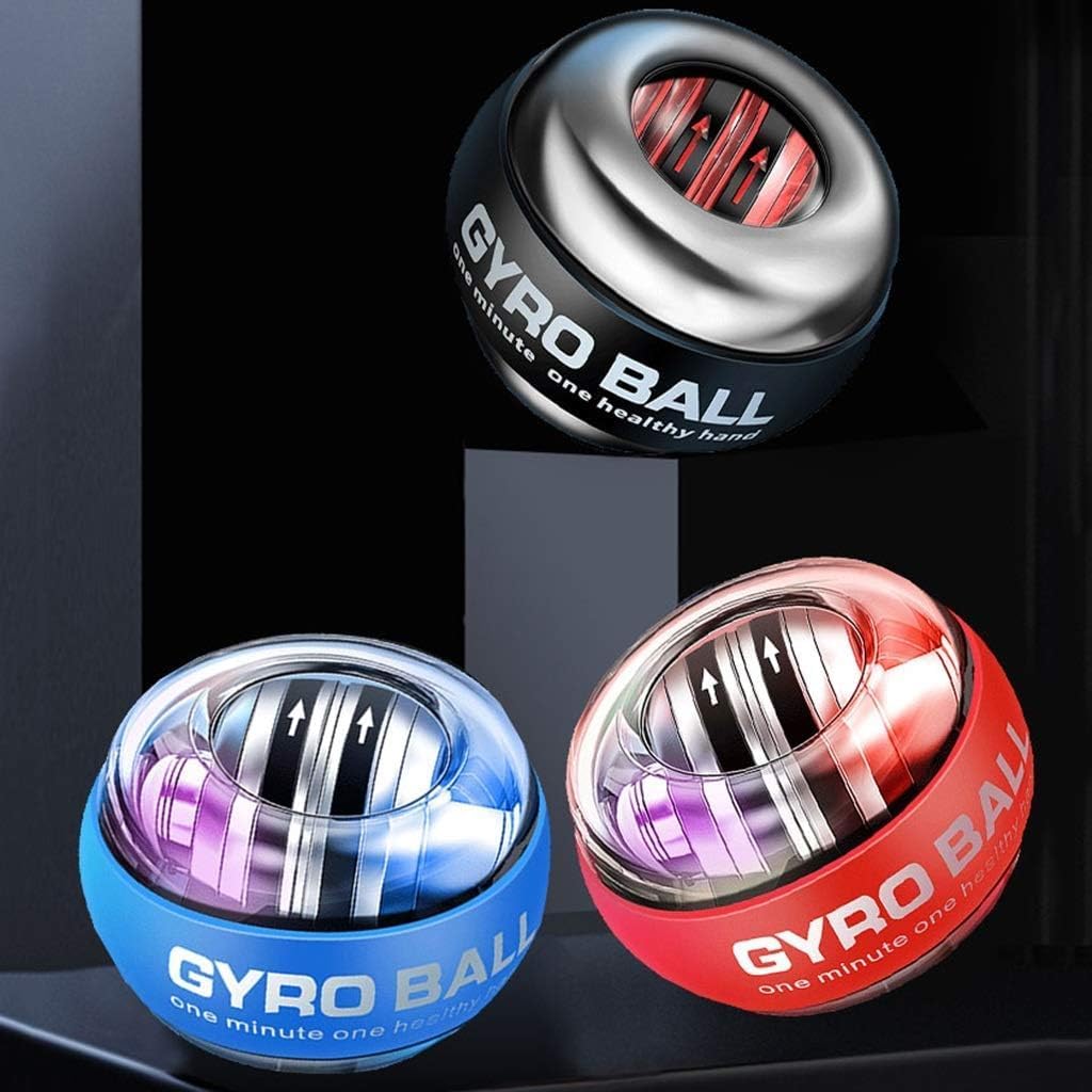 RyNova Auto-Start Wrist Power Gyro Ball for Stronger Arm, Fingers, and Wrist Muscles
