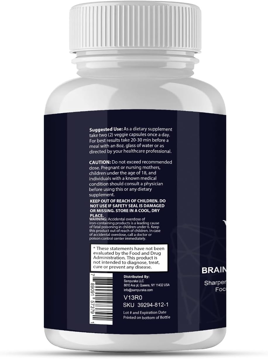 Sampuraka Mindvitality Advanced Formula Supplement - 30 Day Supply